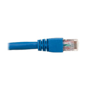 Shielded Cat6 Blue Ethernet Patch Cable, 24 AWG Stranded Copper, POE Compliant, Snagless/Molded Boot