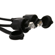 Cat6 Waterproof Outdoor Ethernet Patch Cable With Cap, POE Compliant