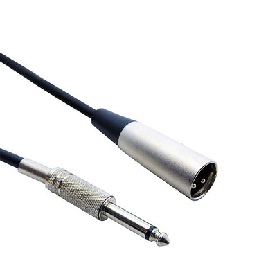 XLR Male to 1/4 Inch Mono Male Audio Cable