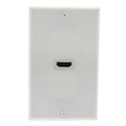 1Port HDMI Wallplate w/4" Pigtail Coupler