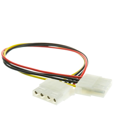 4 Pin Molex Cable, 5.25 inch Female to 5.25 inch Female, 12 inch