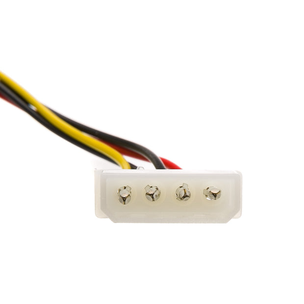 4 Pin Molex to Floppy Power Cable, 5.25 inch Male to 3.5 inch Female, 6 inch