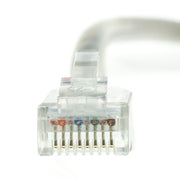 Plenum Cat6 Gray Ethernet Patch Cable, CMP, 23 AWG, Bootless