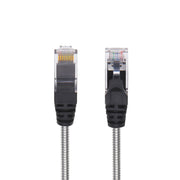 Cat6a Slim Armored Anti-Rodent Copper Ethernet Cable, 10 Gigabit, 28AWG, 500 MHz