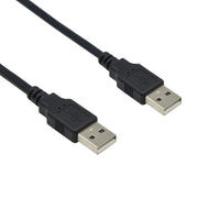 6Ft A-Male to A-Male USB2.0 Cable Black