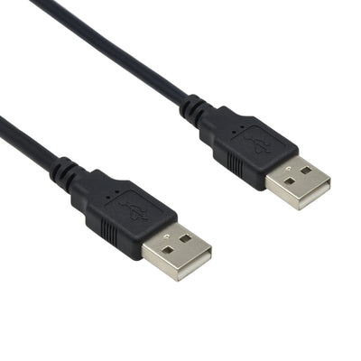 10Ft A-Male to A-Male USB2.0 Cable Black