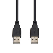 10Ft A-Male to A-Male USB2.0 Cable Black