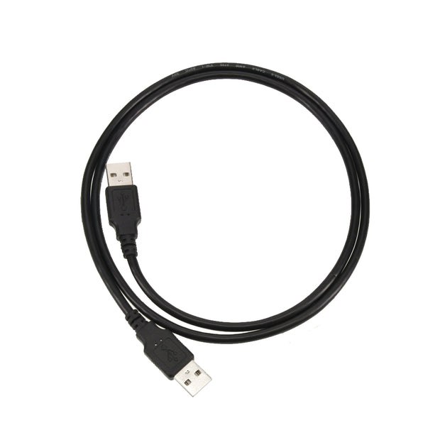 10Ft A-Male to A-Male USB2.0 Cable Black
