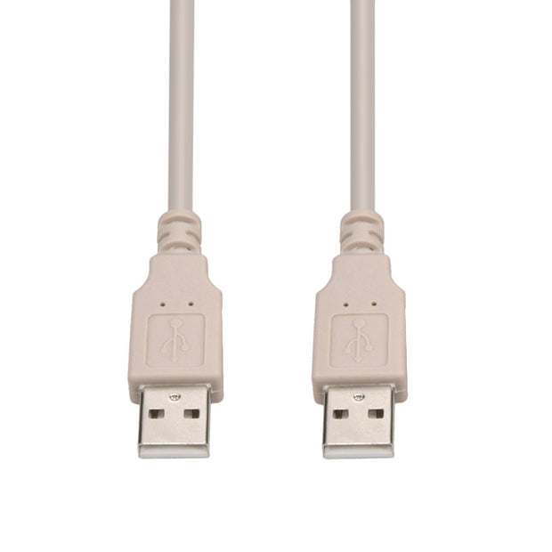10Ft A-Male to A-Male USB2.0 Cable Ivory