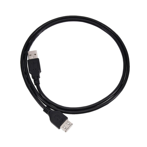 3Ft A-Male to A-Female USB2.0 Extension Cable Black