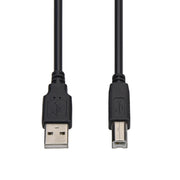 6Ft A-Male to B-Male USB2.0 Cable Black