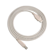 6Ft A-Male to B-Male USB2.0 Cable Ivory