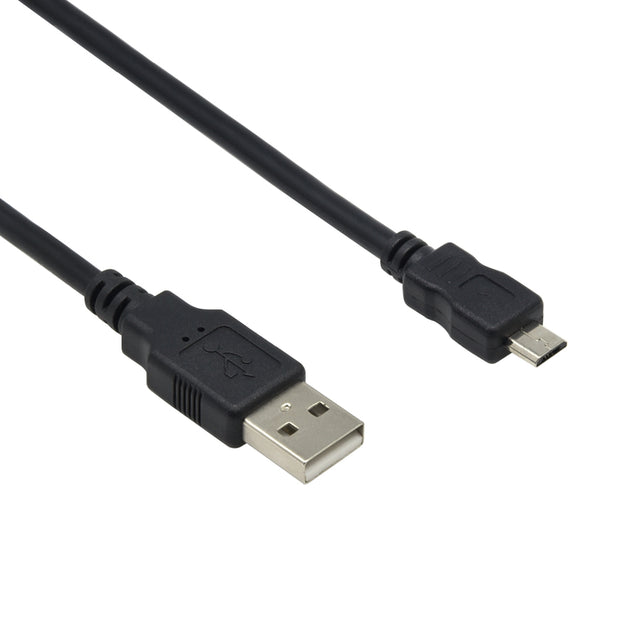 10Ft USB2.0 A-Male/Micro B USB-Male Cable