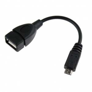 USB OTG Adapter Cable 6"
