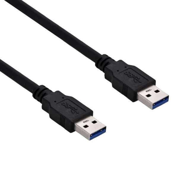 10Ft USB3.0 A-Male to A-Male Black