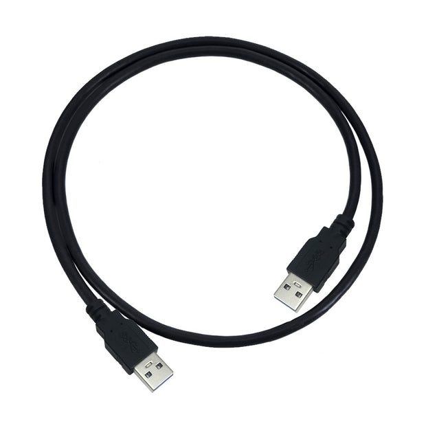 10Ft USB3.0 A-Male to A-Male Black