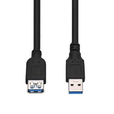6Ft USB3.0 A-Male to A-Female Cable Black
