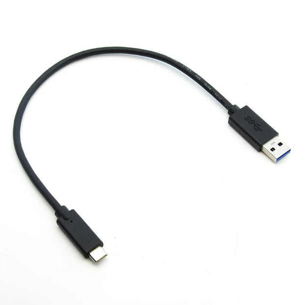 1Ft USB Type C Male to USB3.0 A-Male Cable