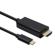 3Ft USB Type C to HDMI Male Cable Black Color