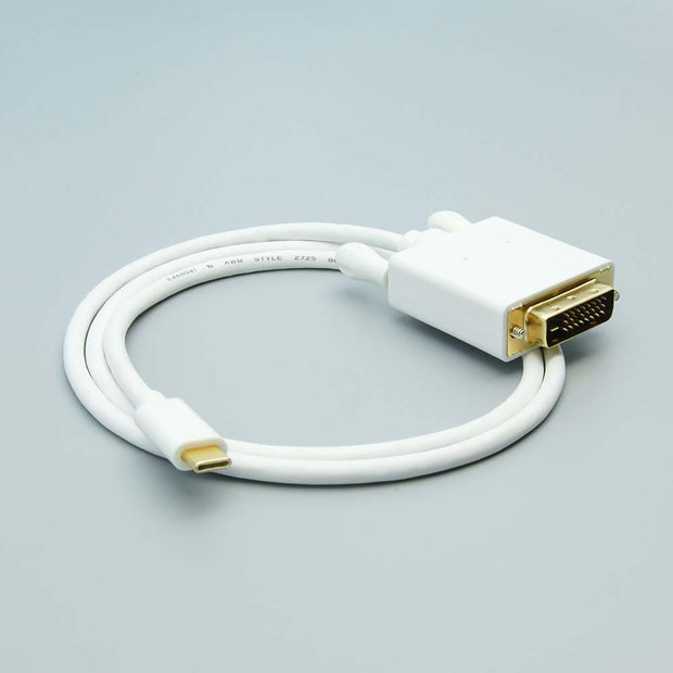 6Ft USB Type C to DVI Male Cable