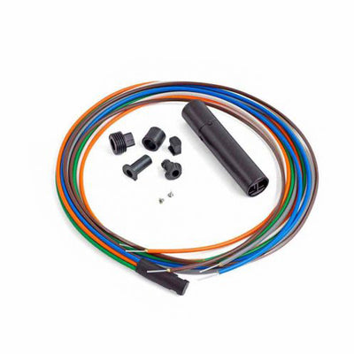 6-Fiber Distribution Break-Out Kit, 3mm Color Coded 40 inch Tubing, Accepts 250um