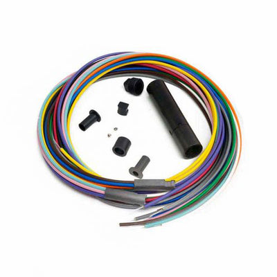 12-Fiber Distribution Break-Out Kit, 3mm Color Coded 40 inch Tubing, Accepts 250um