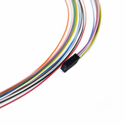 24 Fiber 3mm Color Coded Fan Out Kit, Accepts 250um, 36 Inches