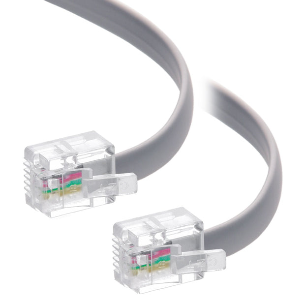 14Ft RJ11 Modular telephone Cable Straight