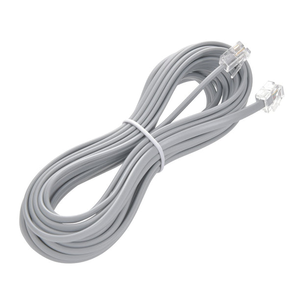 25Ft RJ11 Modular telephone Cable Straight