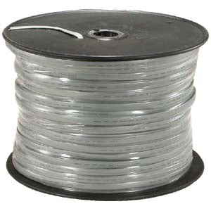 1000Ft UL 8 Conductor Silver Satin Modular Cable Reel 26AWG