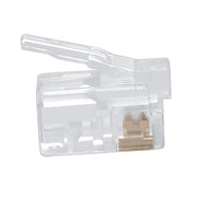 RJ11 (6P4C) Plug for Stranded Flat Wire 100pk