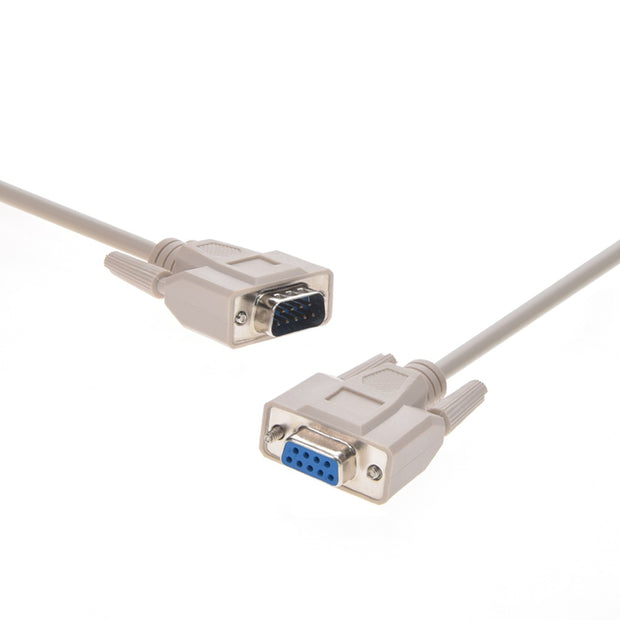 100Ft DB9 Male to Female Serial Cable