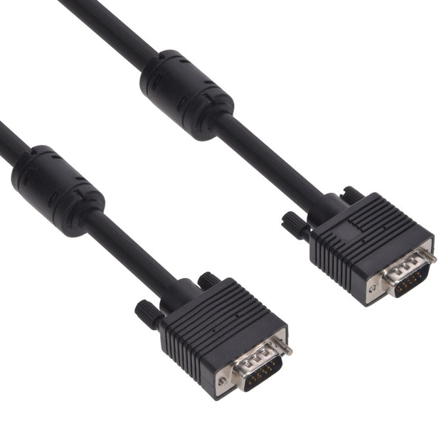 50Ft SVGA Male to Male Cable w/Ferrite Core