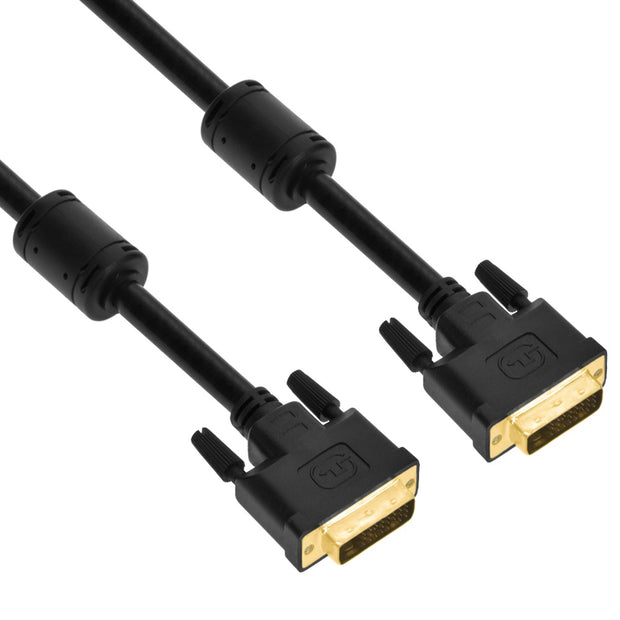 5m DVI-D Dual Link Male/Male w/ Ferrite