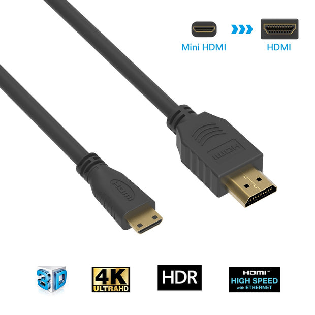 1.5Ft HDMI Male/Mini Cable 4K 60Hz