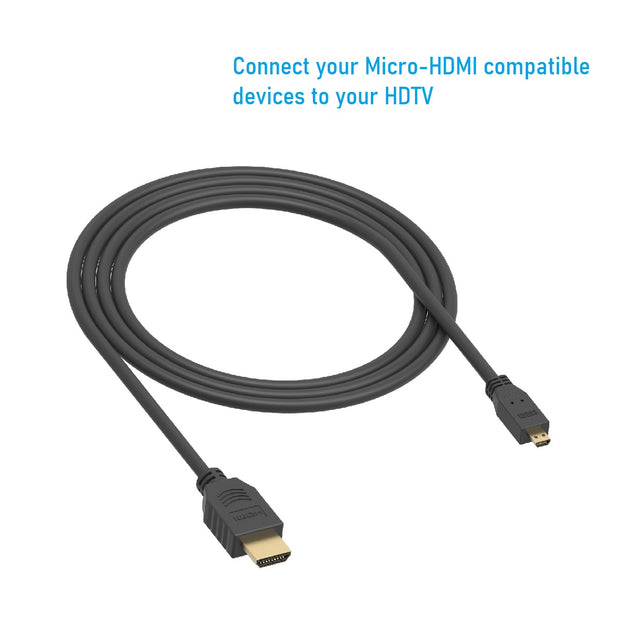 1.5Ft HDMI Male/Micro Cable 4K/60Hz