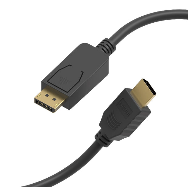 3Ft DisplayPort to HDMI 4K/30Hz 30AWG