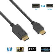 15Ft DisplayPort to HDMI 4K/30Hz 28AWG