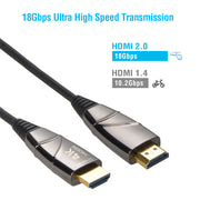 60Ft AOC Fiber Optic HDMI Cable 4K/60Hz 18Gbps (anti-static bags)