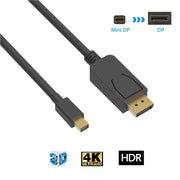 10Ft Mini-DisplayPort  to DisplayPort Cable V1.2 4K 60Hz