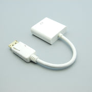 Display Port Male to DVI Female Adapter White