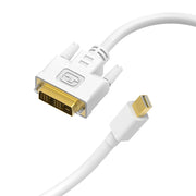 10Ft Mini DP Male to DVI Male Cable