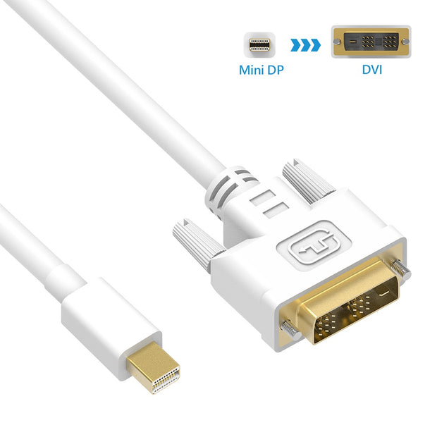 3Ft Mini DP Male to DVI Male Cable