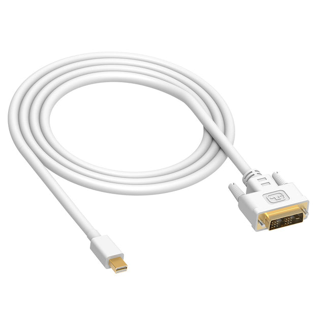 10Ft Mini DP Male to DVI Male Cable