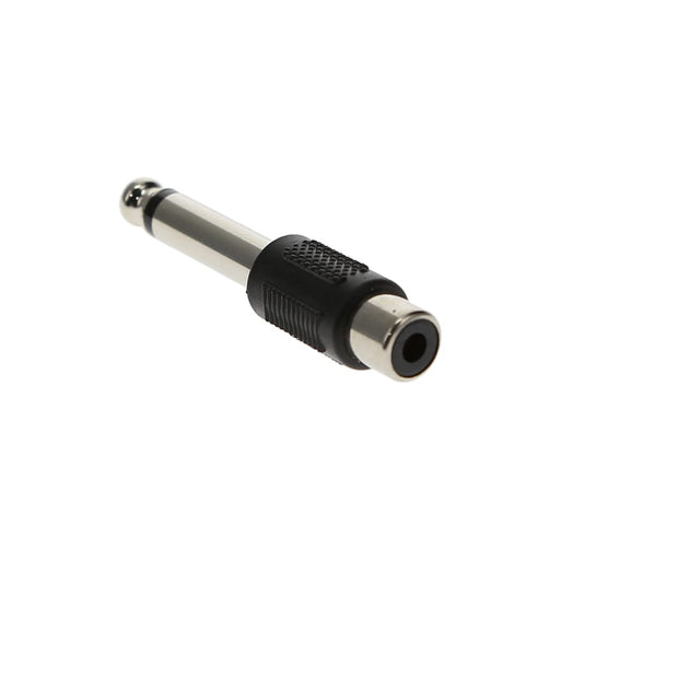 1/4 inch Mono Plug to RCA Jack Adapter