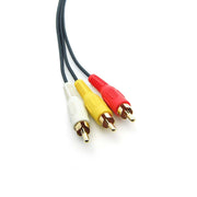 50Ft RCA M/Mx3 Audio/Video Cable Gold Plated