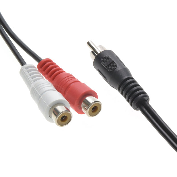 6inch RCA-Male to RCA-Female x2