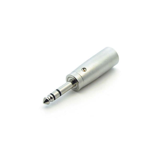 XLR Male to 1/4" Stereo Male Adapter