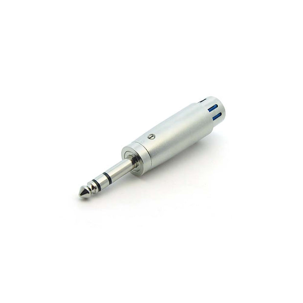XLR Female to 1/4" Stereo Plug Adapter