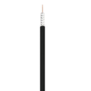 500Ft RG6/U 60% Dual Shield CMR Coax Cable Black